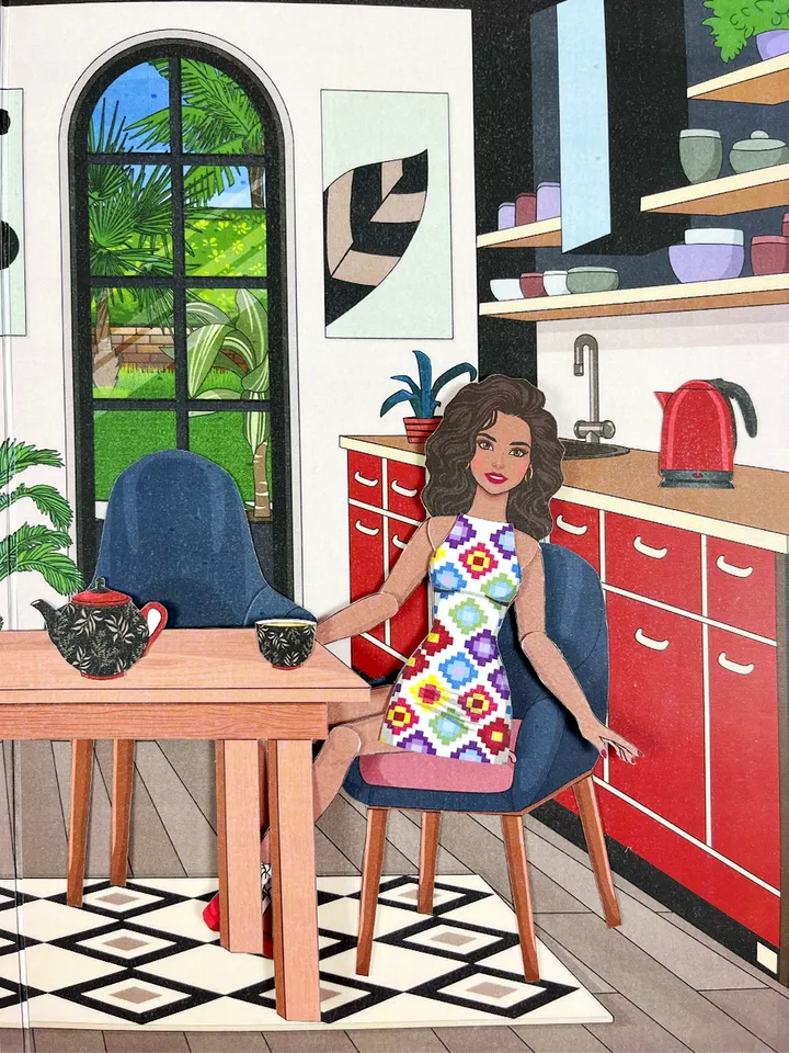 Printable Paper Doll House