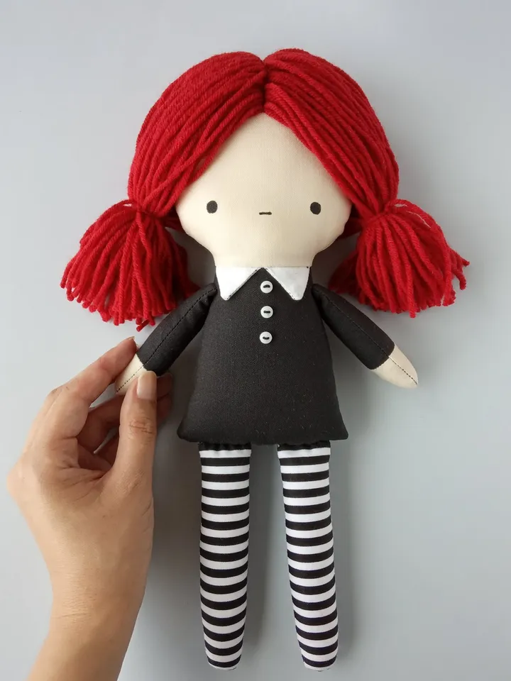 Easy Rag Doll Sewing Pattern PDF
