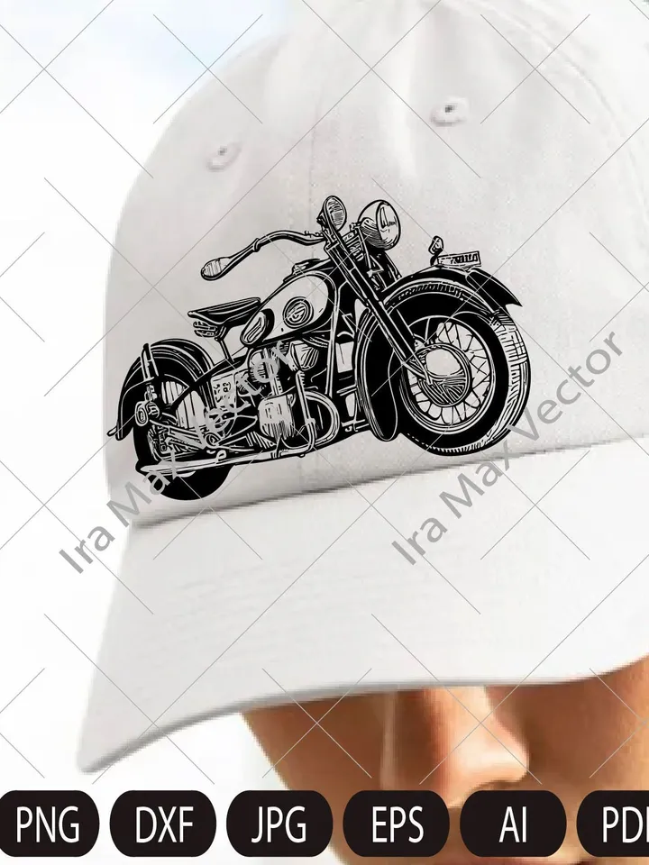 Motorcycle SVG, motorbike retro svg,Motor Bike Svg, Motorcycle Clipart,  motor bike ,Motorcycle Files for Cricut, Png, Svg dxf