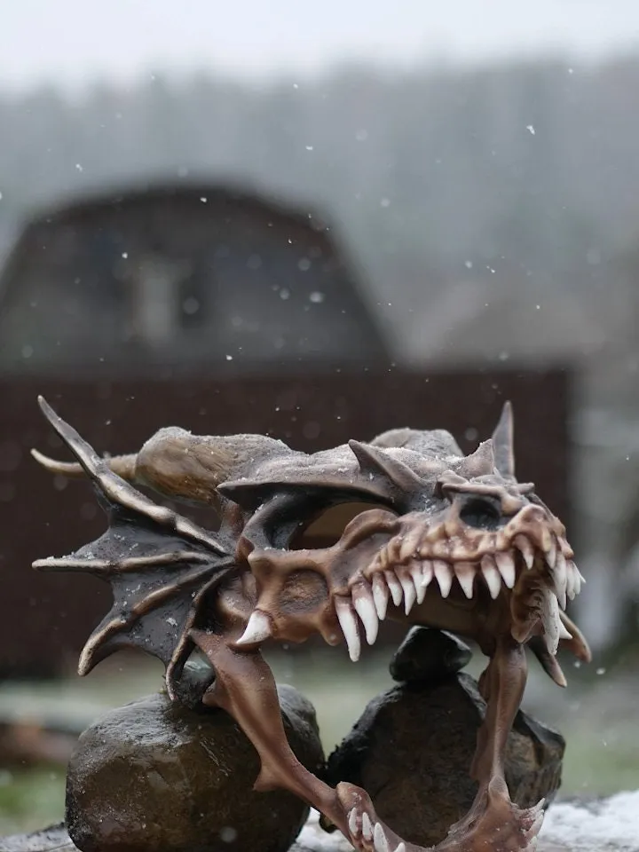 Dragon skull Mask, Dragon Mask, pagan headdress, ritual mask, fantasy dragon, dragon costume, shamanic mask, pagan mask