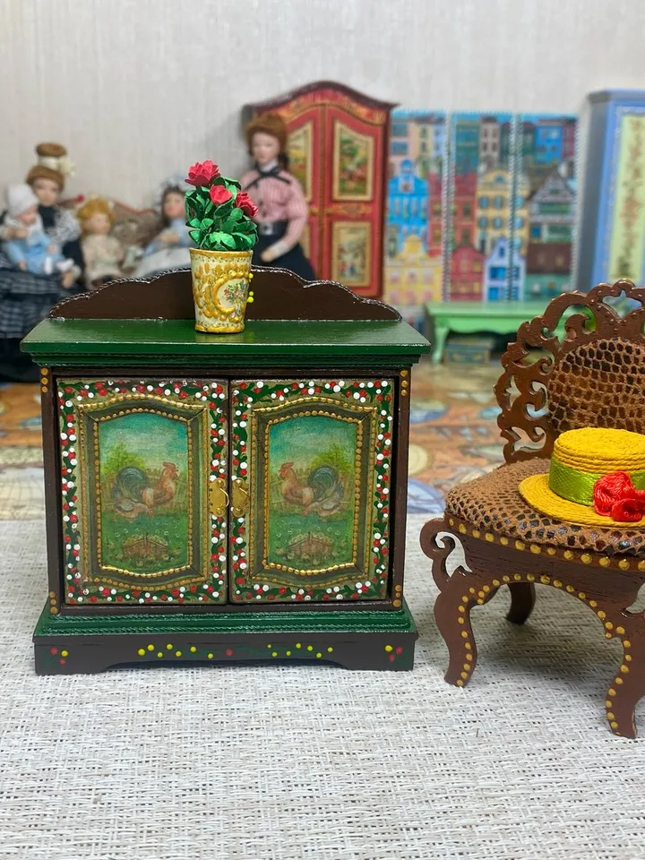 Curbstone for a handmade dollhouse.1:12 scale.1:12 scale.