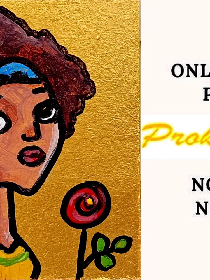 African Woman Face Artwork Abstract Portrait Original Art Diverse Woman Portrait Framed Oil Painting Woman Fine Art Gift by ArtProkopaloSv