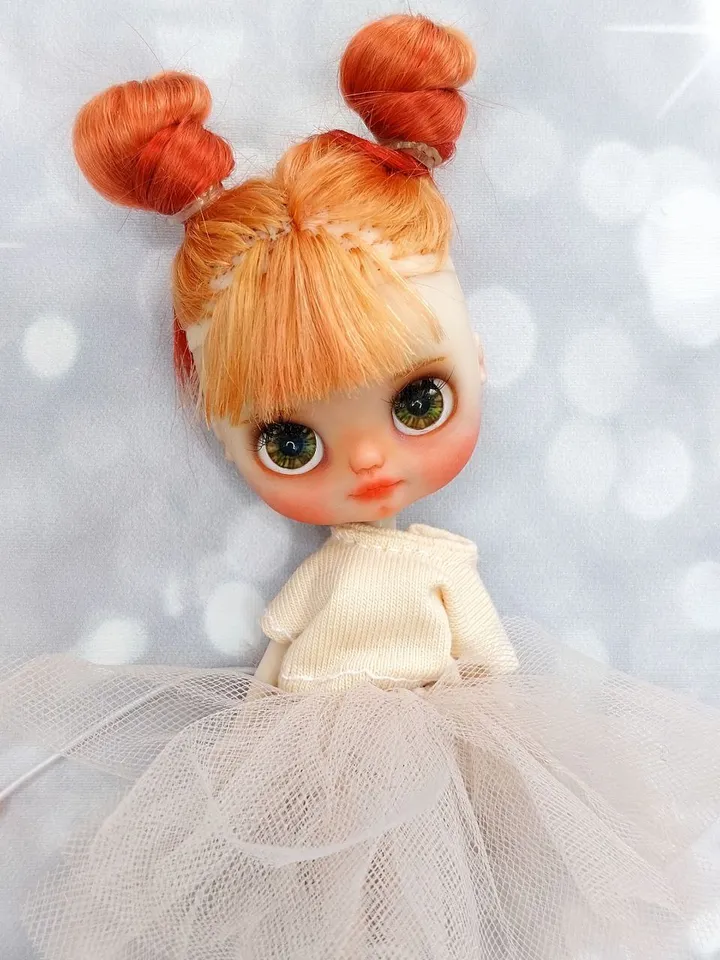 reserve. Adorable little doll. Red-haired Petite Blythe with green eyes