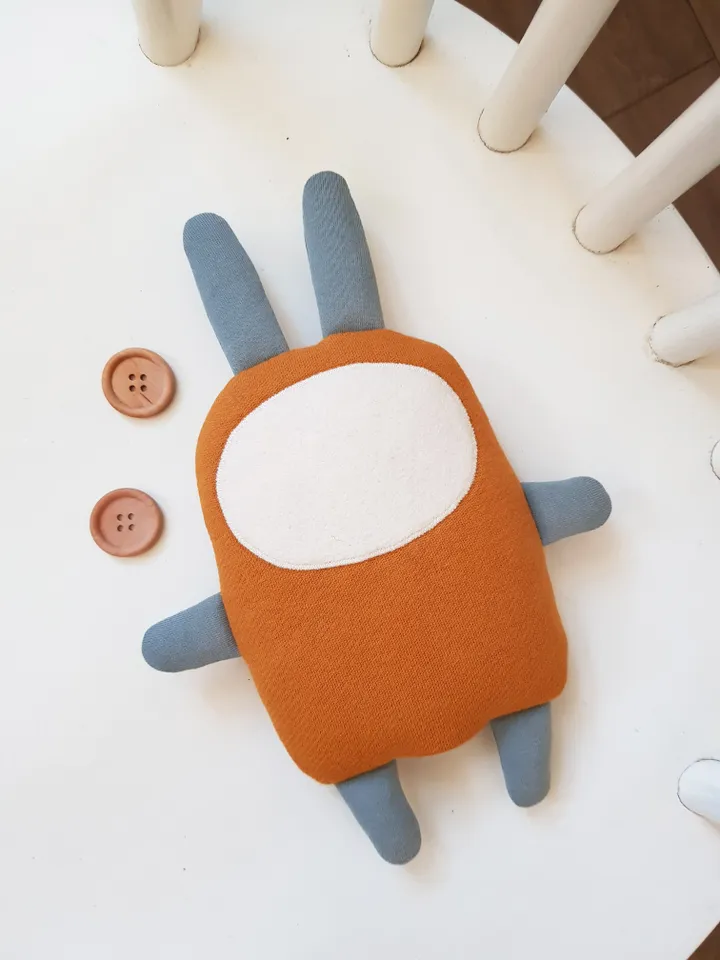 Bunny sewing pattern PDF, digital tutorial in english, Diy rag doll