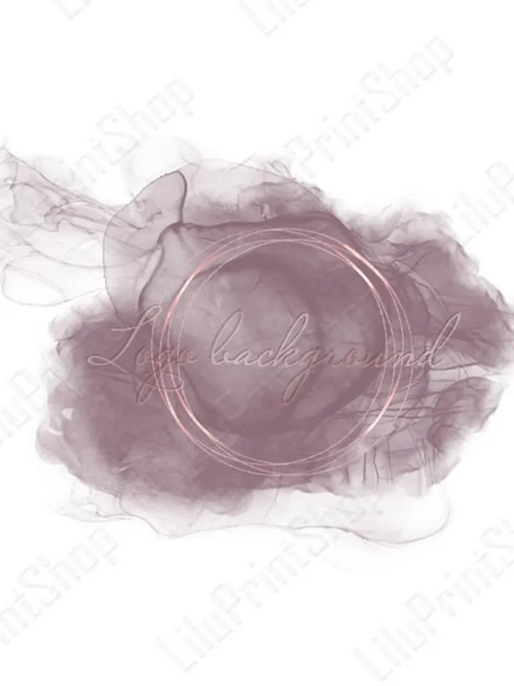 Taupe Watercolor Logo Background Png Beige and rose gold logo design Brown alcohol ink logo Neutral logo png digital instant download