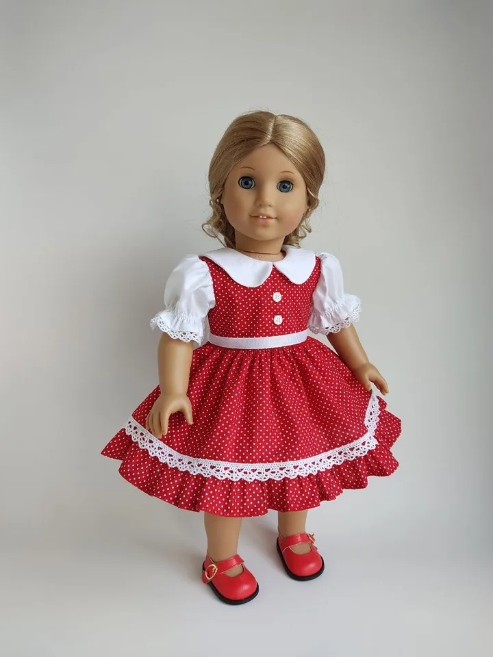 PDF sewing pattern for American Girl dolls.
