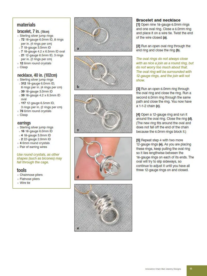 Linked: Innovative Chain Mail Jewelry Designs