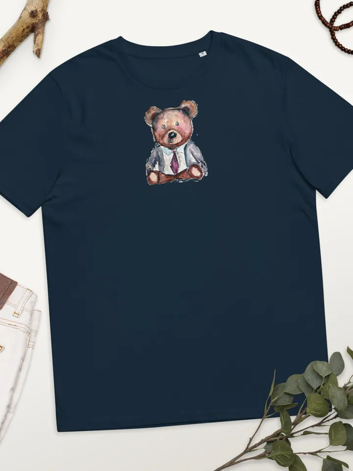 Teddy bear Unisex organic cotton unique design t-shirt