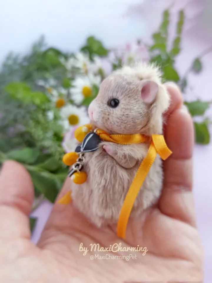 a Hamster art doll