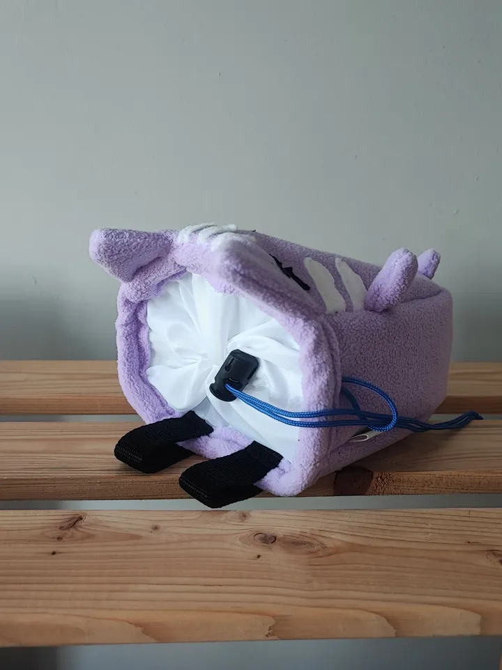 Chalk bag Сat purple for rock climbing