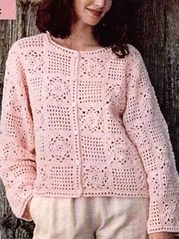 CROCHET PATTERN cardigans , sweater, crochet jacket , top & waistcoat crochet squares pdf instant download