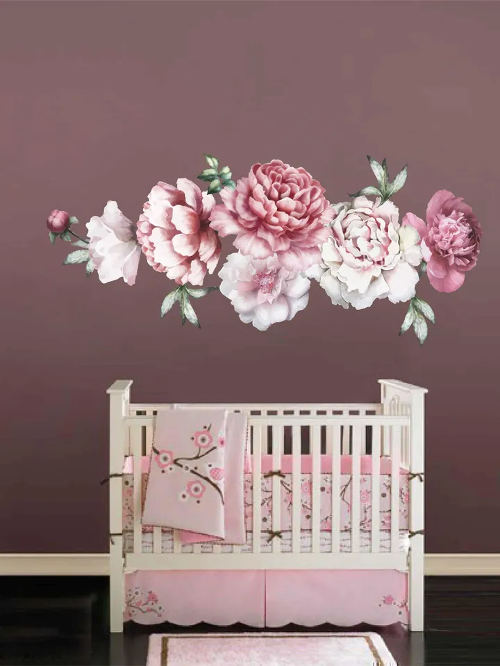Peonies Wall Decal Flowers Stickers ik2434