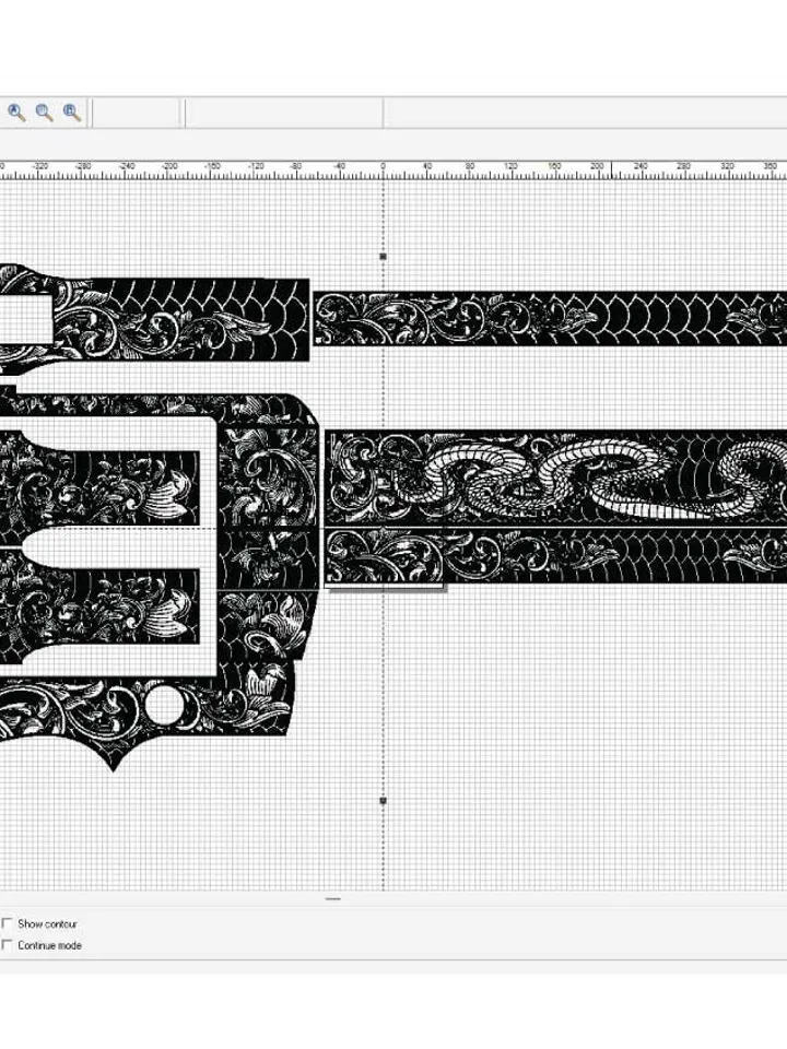 Engraving Firearms Design Colt Anaconda 6in Scroll With Snake