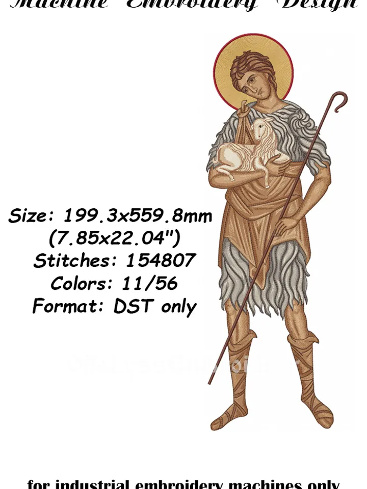 Holy Forefather Abel embroidery design