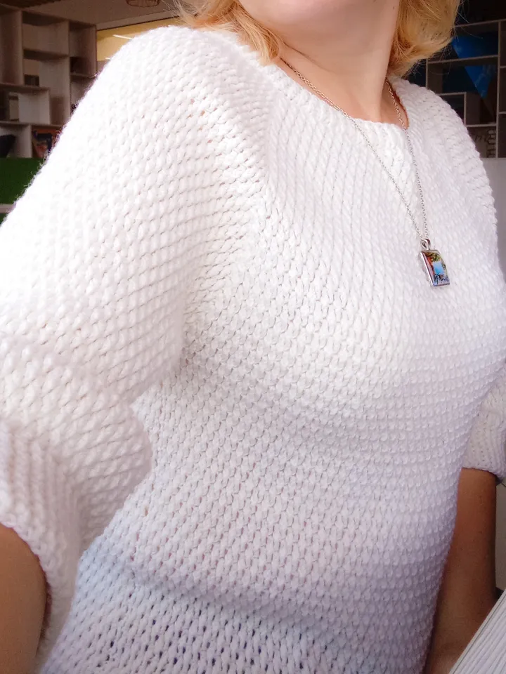 Women's Pullover Pearl Simple Crochet Pattern