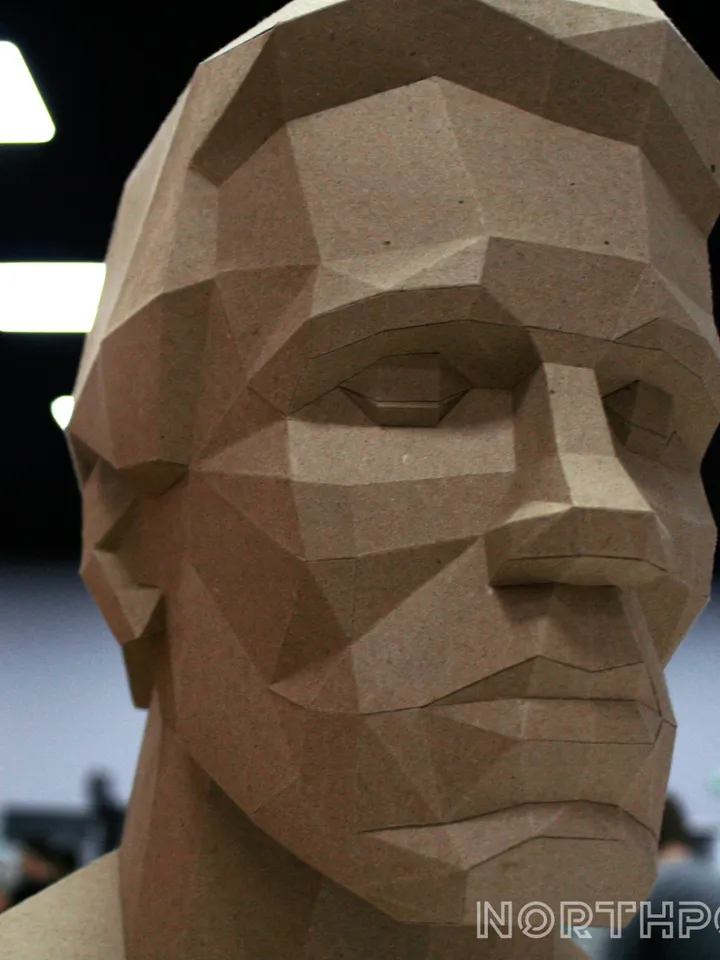 Arnold Head Papercraft, Digital Template, PDF Download, Gurko, 3D Low Poly, Pepakura, DIY Origami Sculpture, Paper Decor, DIY Gift