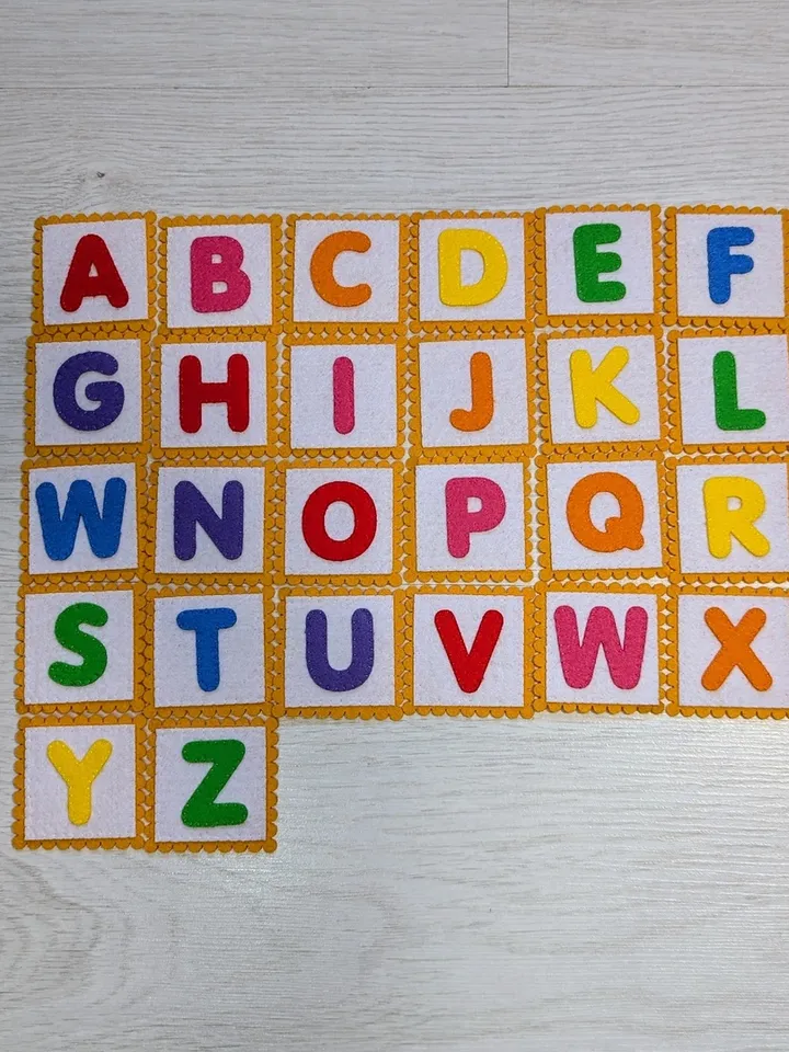 ABC Letter Felt Alphabet ABC Kids, Educational toys made of felt