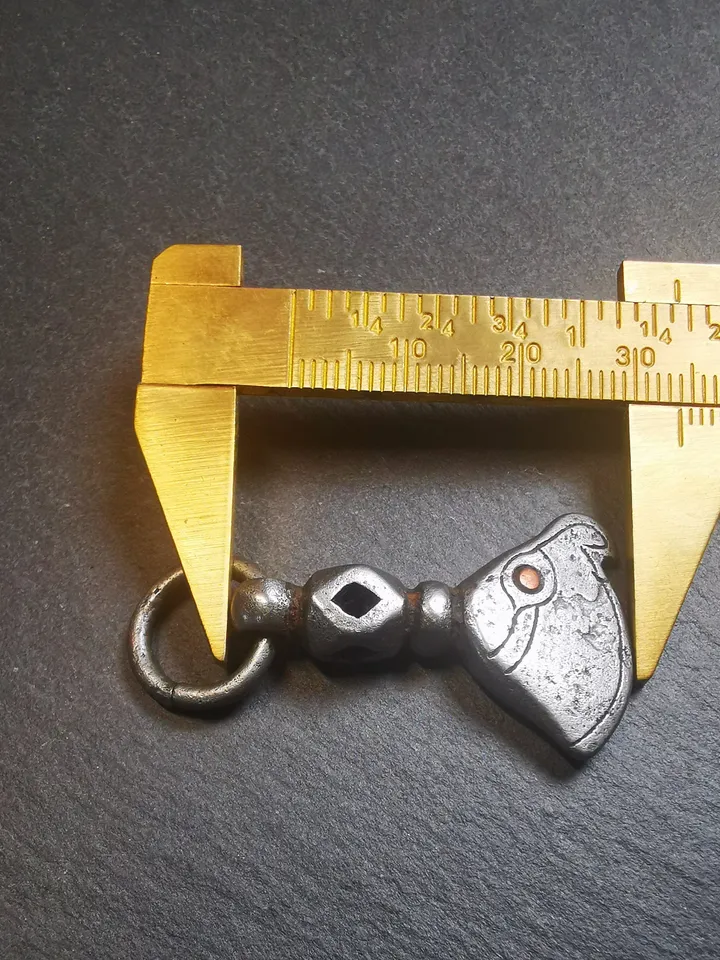 Gandhanra Handmade Tibetan Kartika Amulet Pendant,Kartrika (knife of the dakinis), Trantic Buddhism Ritual Implement, 1.34&quot;