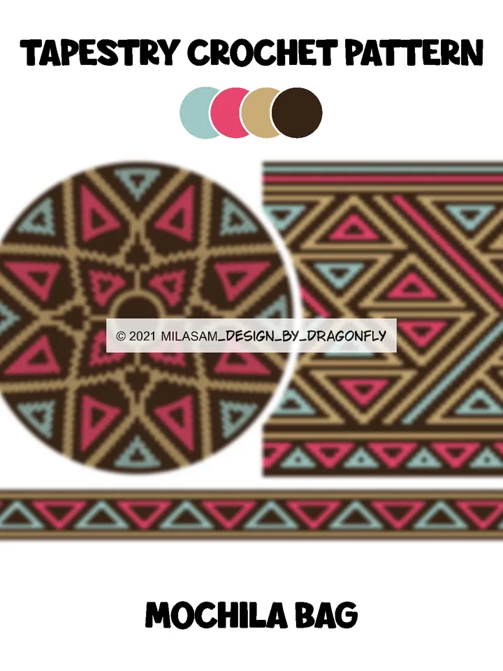 Wayuu mochila bag patterns / Set Traditional