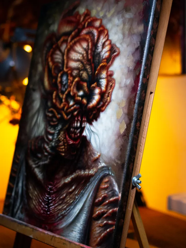 Original oil painting Clicker The last of Us