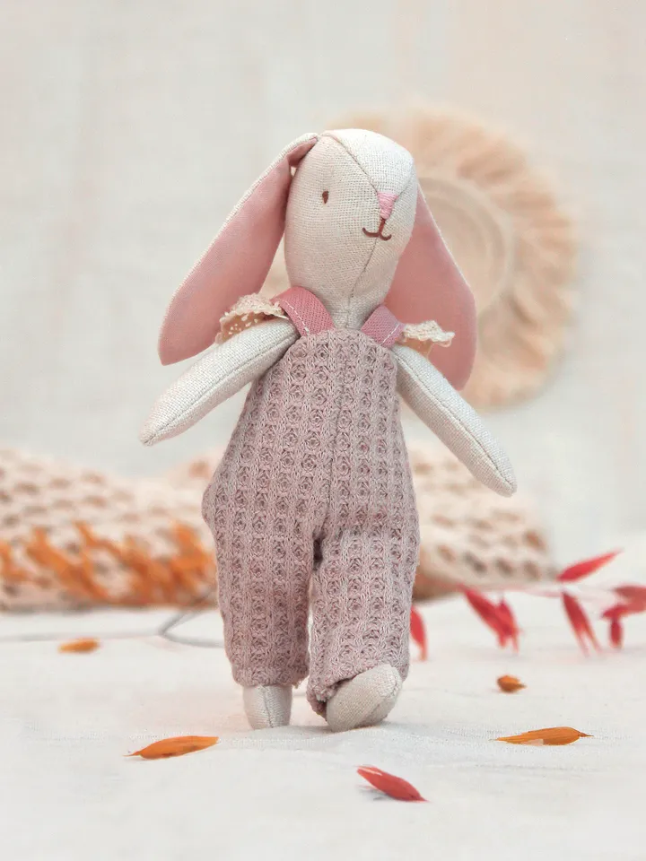 Bunny Mom Doll and Overall - Digital PDF pattern and Sewing Instructions