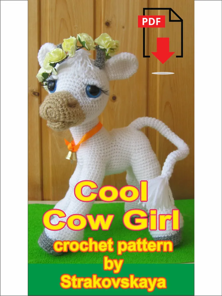 TUTORIAL: Cool Cow-Girl crochet pattern*