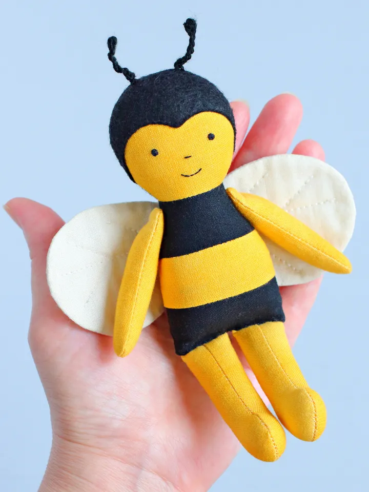 2 PDF Mini Bee with Flower Sleeping Bag Sewing Patterns Bundle