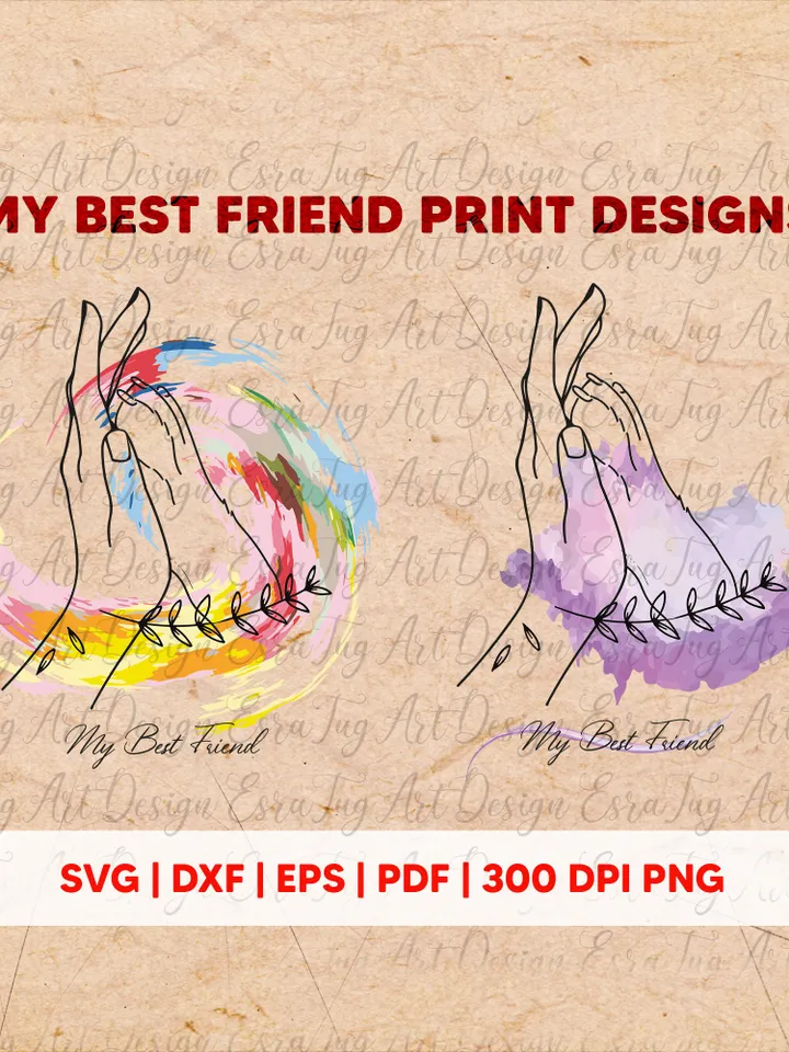 My Best Friend Design, Dog Lover Svg, Pet watercolor, Dog svg for cricut, Human and Dog Svg, I Love My Dog Svg, Cricut cut cutting clipart