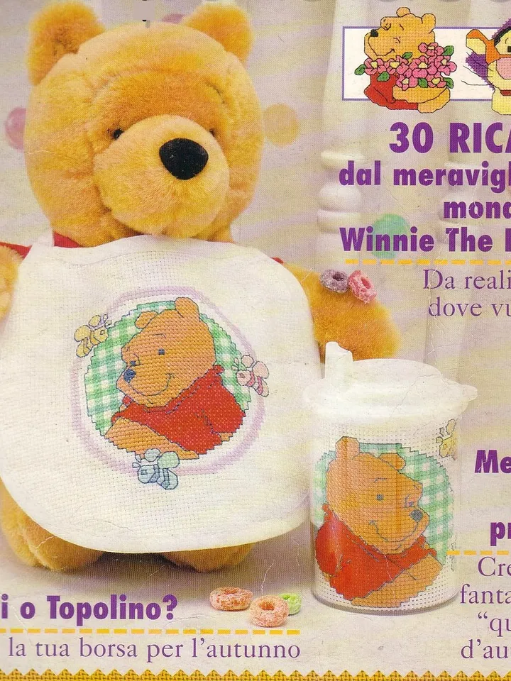 Winnie Pooh and Friends Cross Stitch Pattern Digital Download PDF