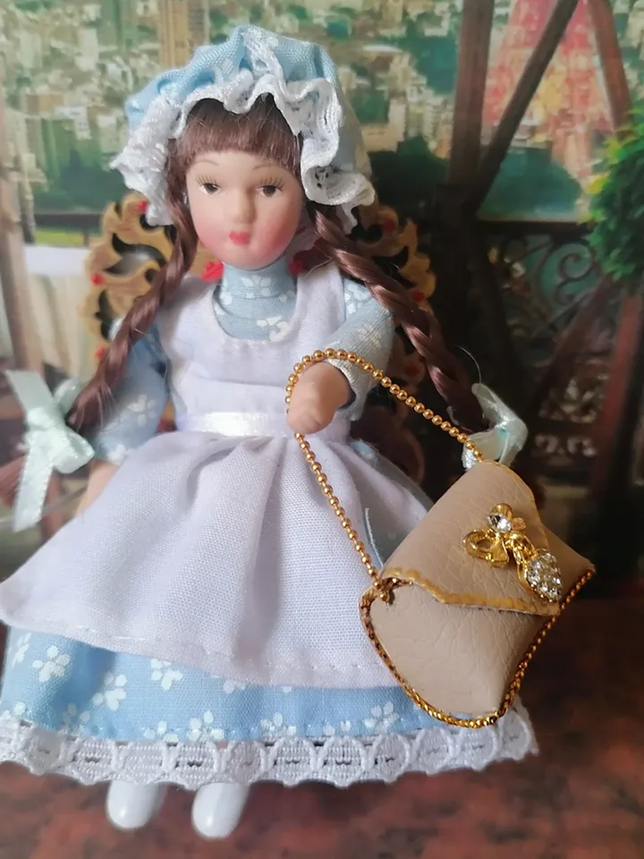 Doll bag. Handmade.1:12 scale.