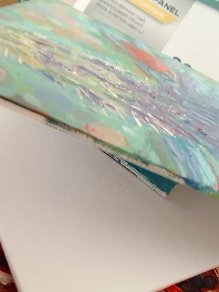 Painting flowers with a Ladybug