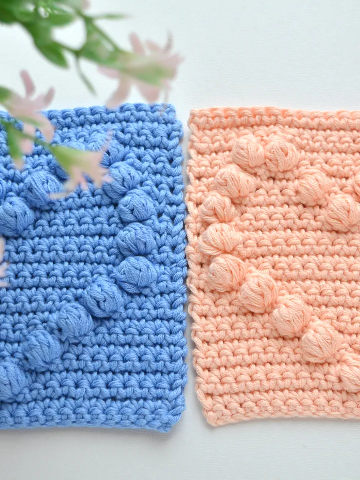 Granny square coaster crochet pattern