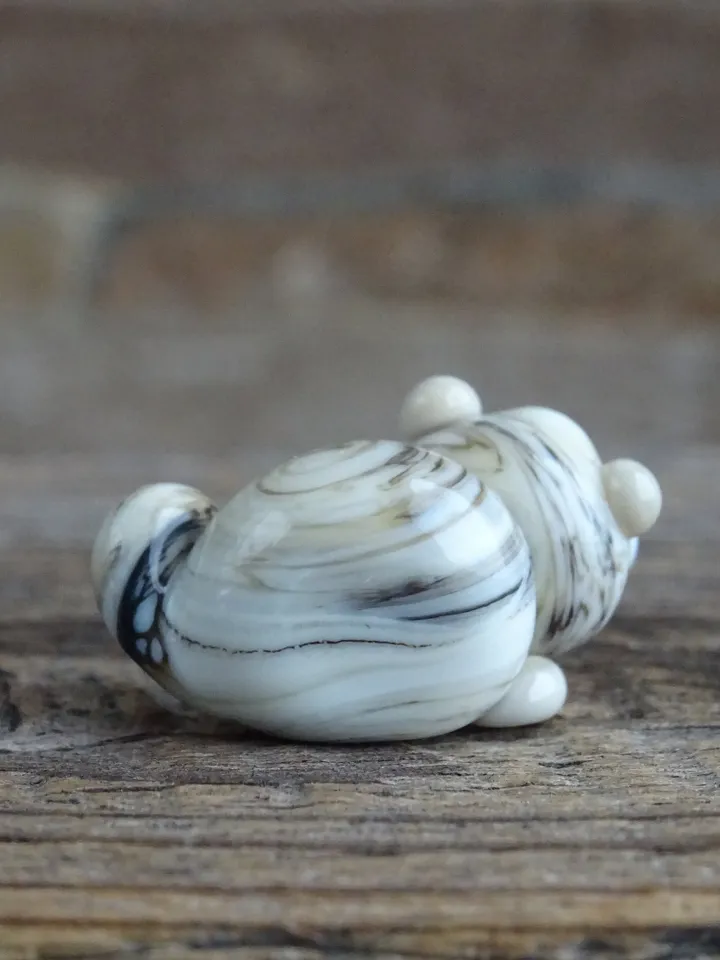 GLASS FIGURINES Lori lemur figurine Tiny lemur gifts miniature lemur decor Blown glass art sugar opossum ornaments Miniature lemur