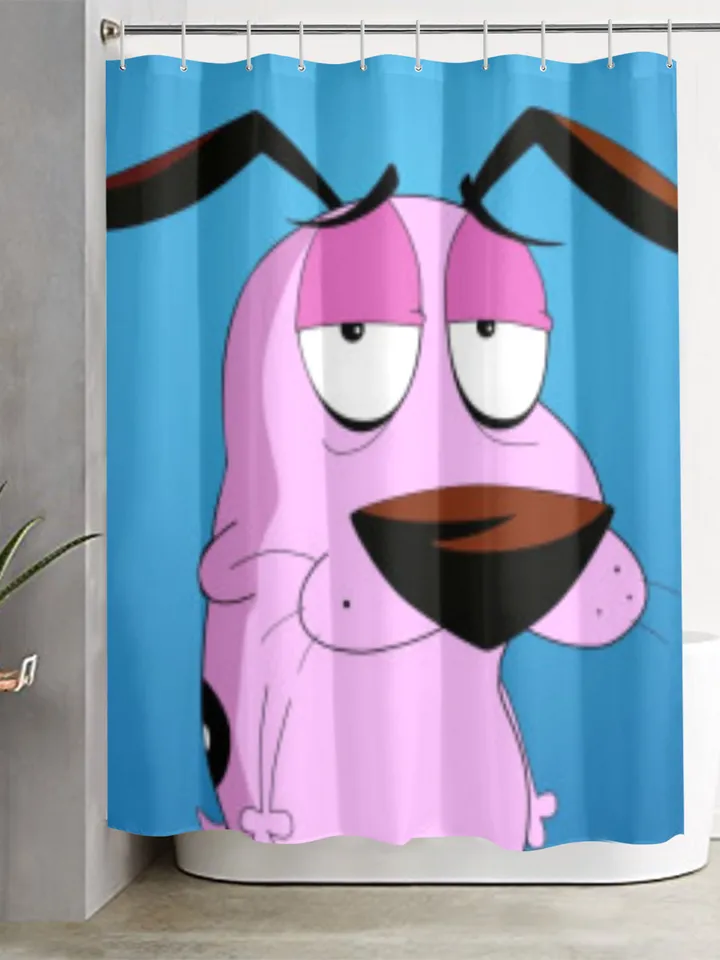 Courage The Cowardly Dog Shower Curtain