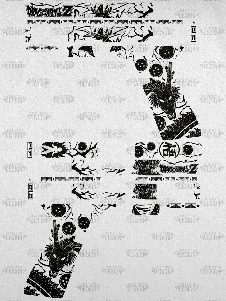 VECTOR DESIGN Glock 19 gen 5 Dragon Ball Z