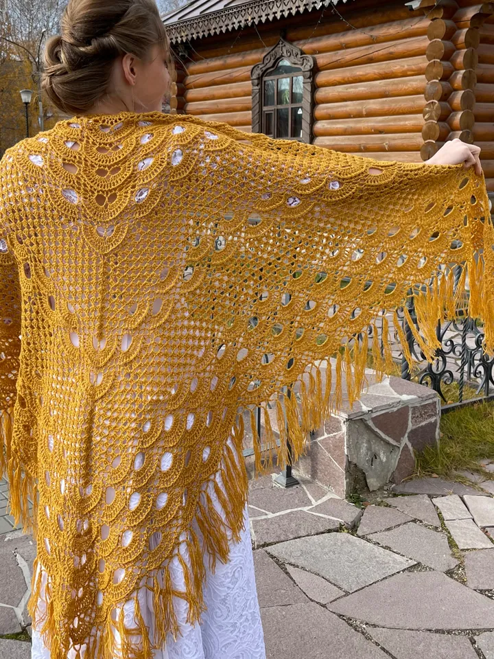 Bridal wedding shawl,wrap cover up mustard color,shawls and wraps,cape winter fringed,bridesmaid wool scarf, women lace evening shawl.READY TO SHIP