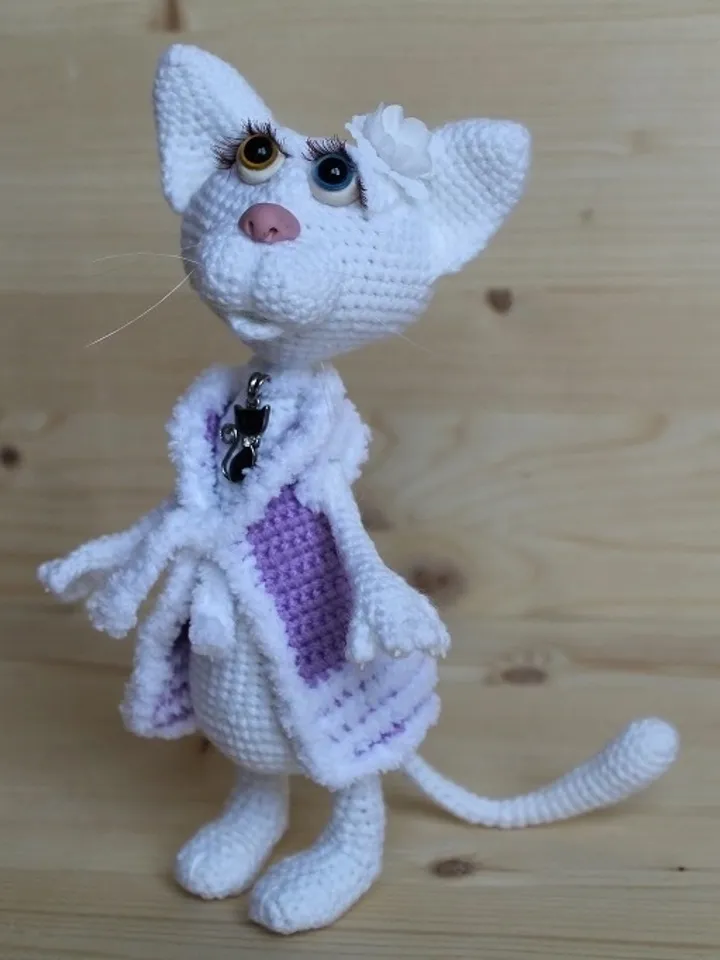 Crochet pattern cat - digital pattern (tutorial) PDF