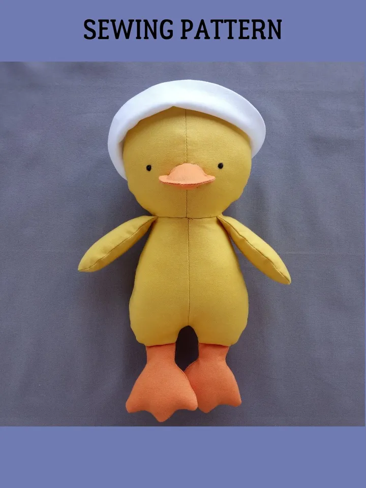 Duck Sewing Pattern (2 sizes)