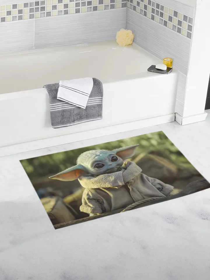 Baby Yoda Bath Mat, Bath Rug