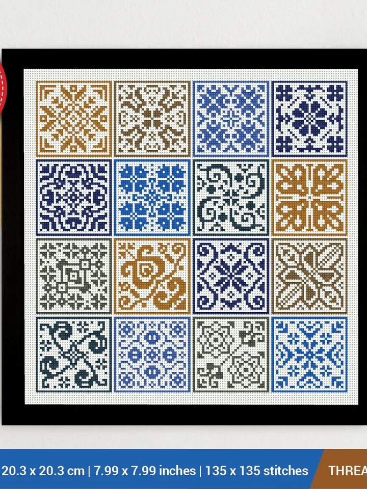 Ornament Cross stitch pattern | Embroidery Pattern | Instant Download | Embroidery Designs