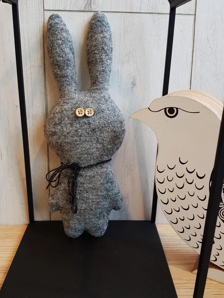Rabbit Sewing Pattern pdf, digital tutorial in english, stuffed animal diy