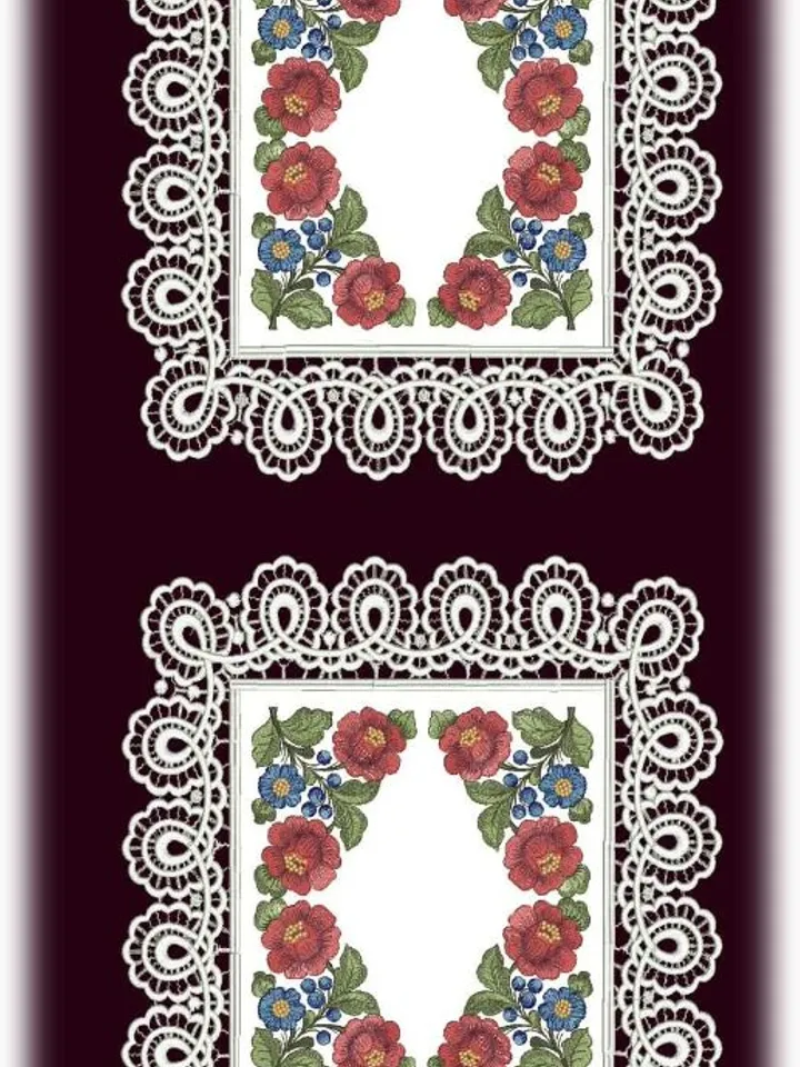 "Galina's Flower Garden" designs for machine