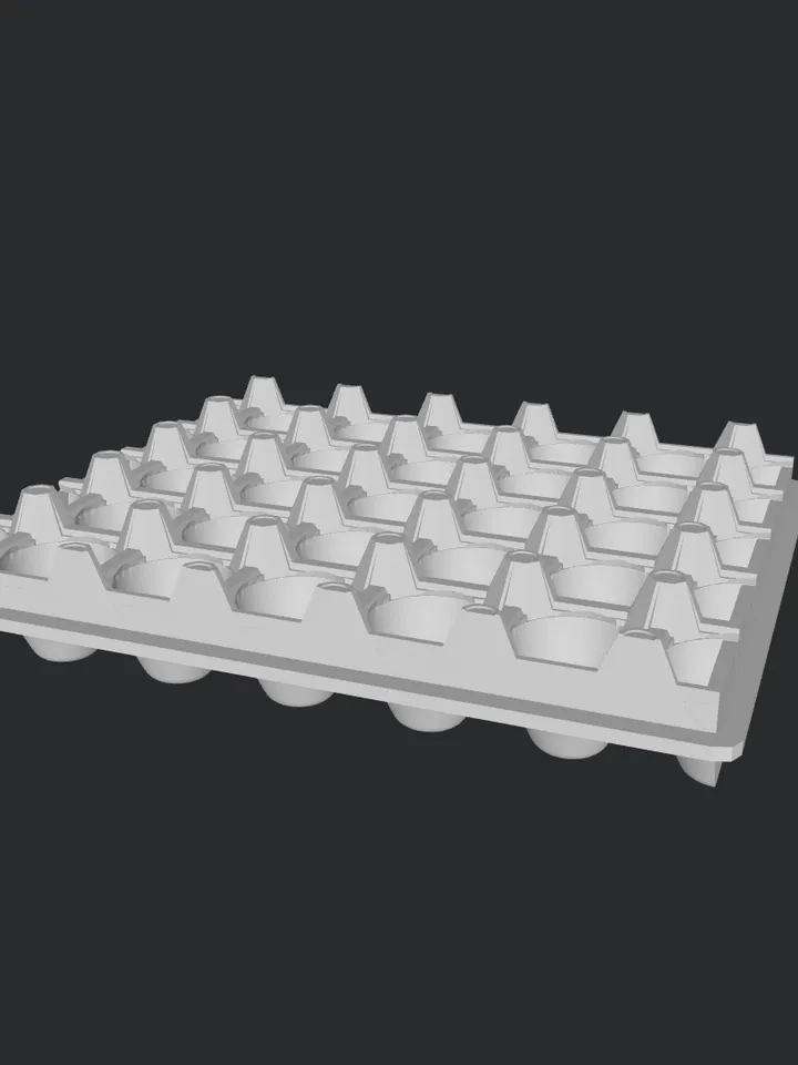 3D MODEL Miniature big egg box model ready to print