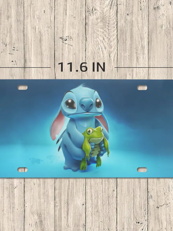 Stitch License Plate