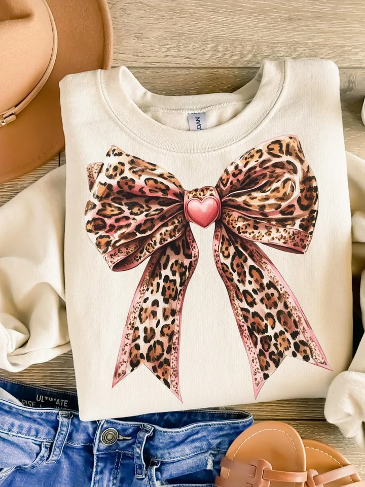 Coquette leopard valentines bow png, Valentines Day bow png, leopard bow png, be mine png, xoxo png, coquette valentines png sublimation