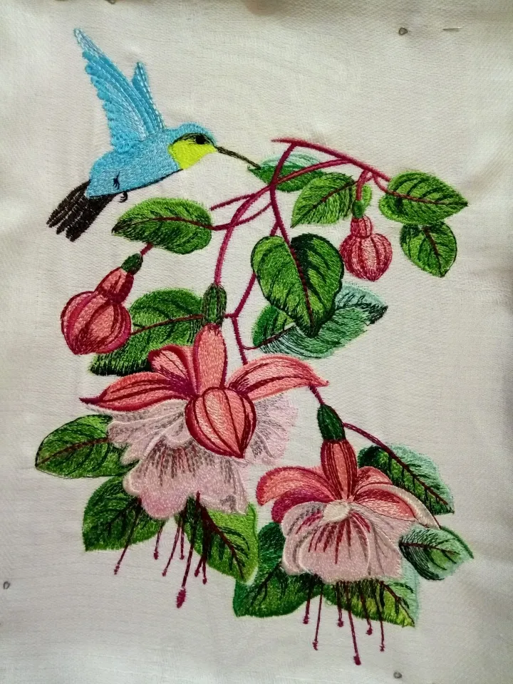 Fuchsia 10x12  Embroidery Design