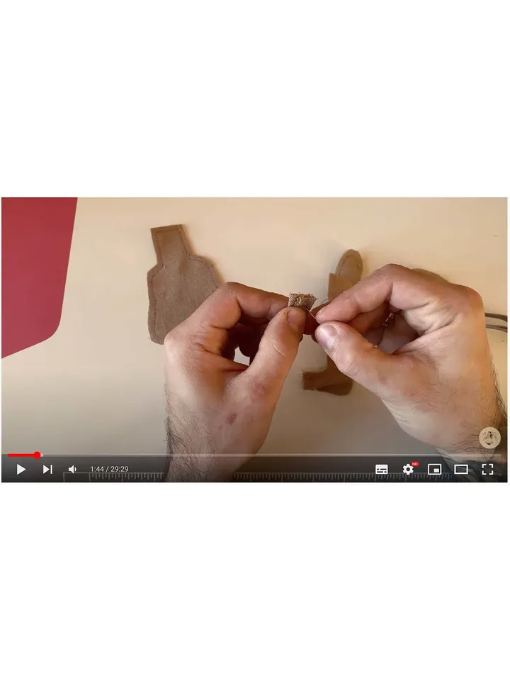 How to sew textile bodies for a male and female doll Eng