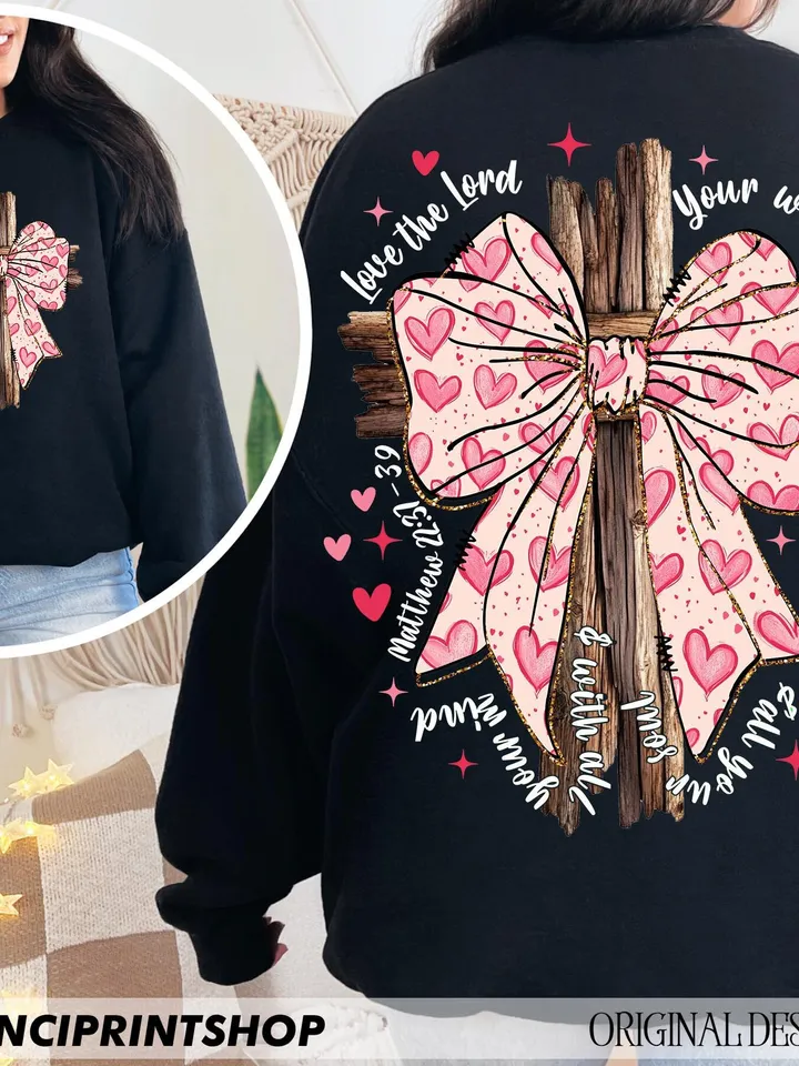 3 files, Coquette Valentine Jesus, Valentine Bow Bible Verse Png, Valentines Day png, Christian Valentines png, Valentine Jesus, Love png
