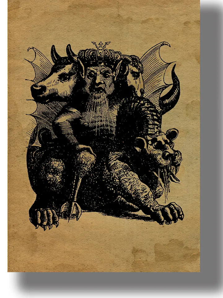King Asmodeus. One of the 72 demons of "Goetia".