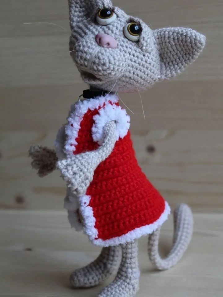 Crochet pattern cat - digital pattern (tutorial) PDF